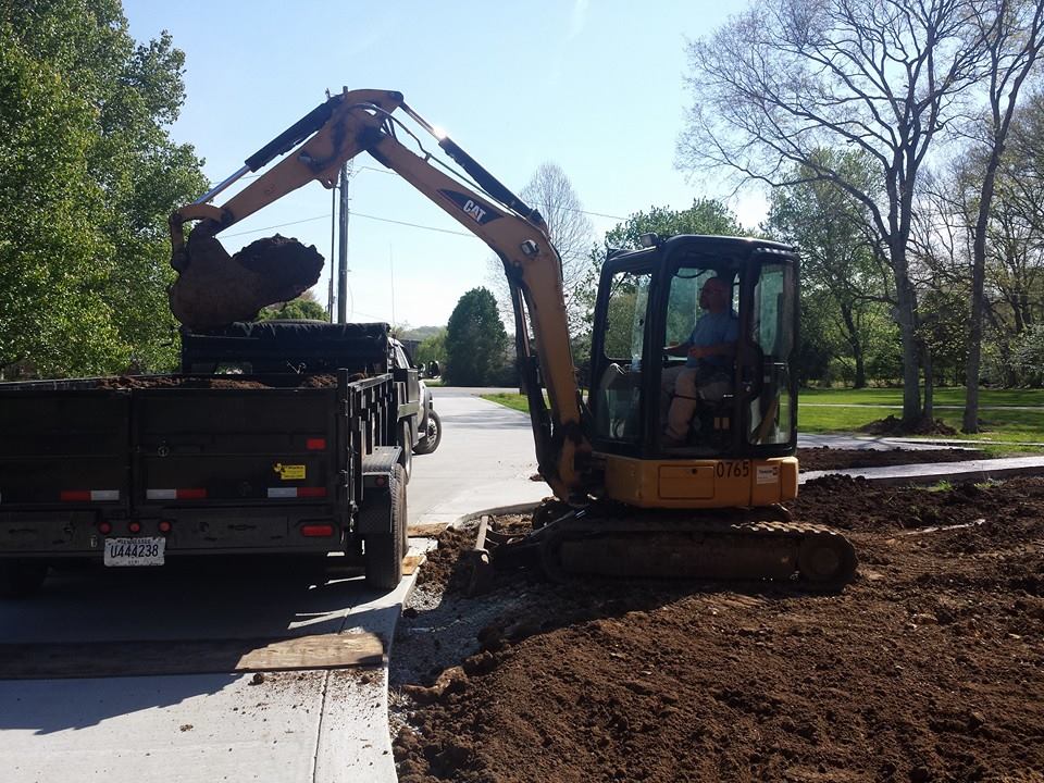 Completed excavation project